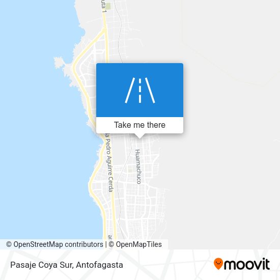 Mapa de Pasaje Coya Sur