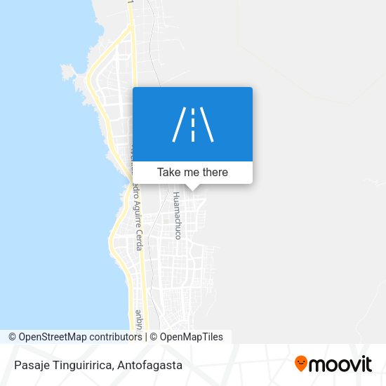 Pasaje Tinguiririca map