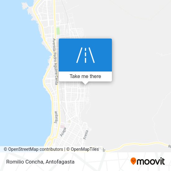 Mapa de Romilio Concha