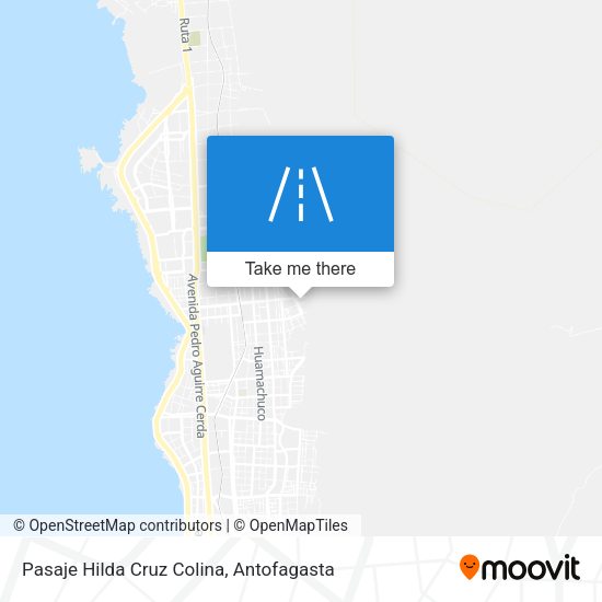 Mapa de Pasaje Hilda Cruz Colina