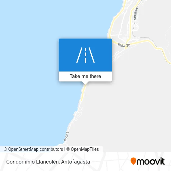 Condominio Llancolén map
