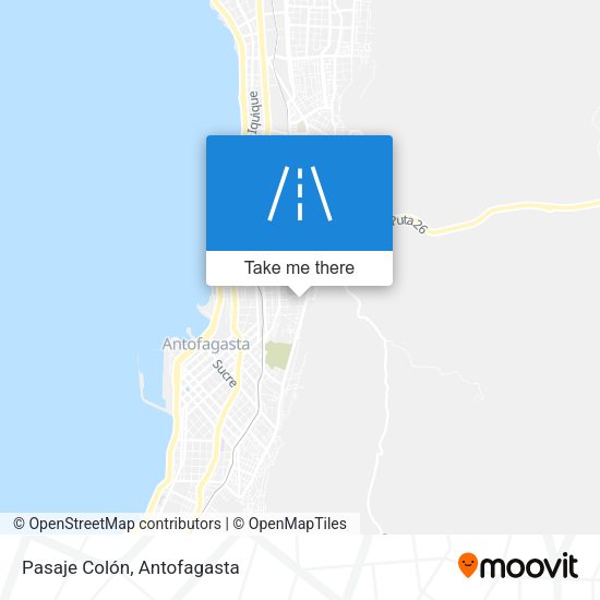 Mapa de Pasaje Colón