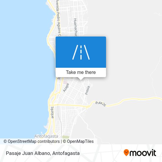 Mapa de Pasaje Juan Albano