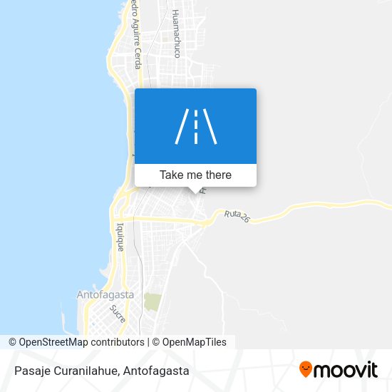 Mapa de Pasaje Curanilahue