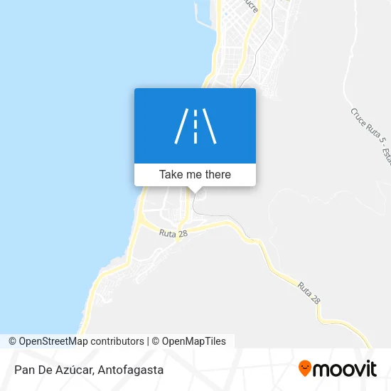 Mapa de Pan De Azúcar
