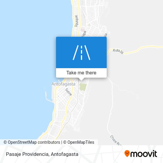 Mapa de Pasaje Providencia