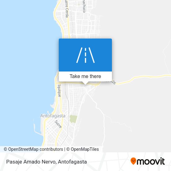 Mapa de Pasaje Amado Nervo