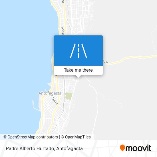 Mapa de Padre Alberto Hurtado