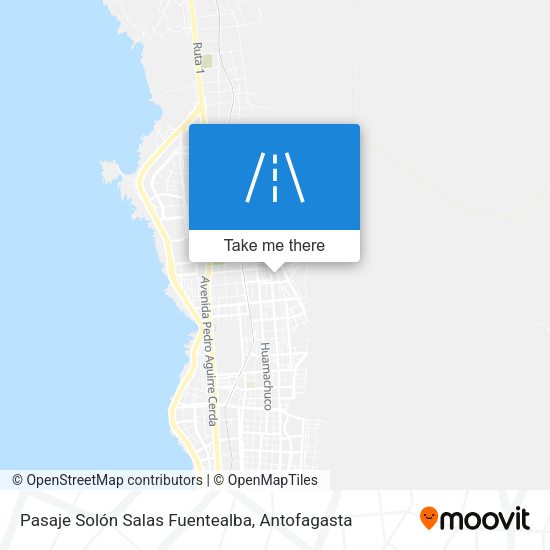 Mapa de Pasaje Solón Salas Fuentealba