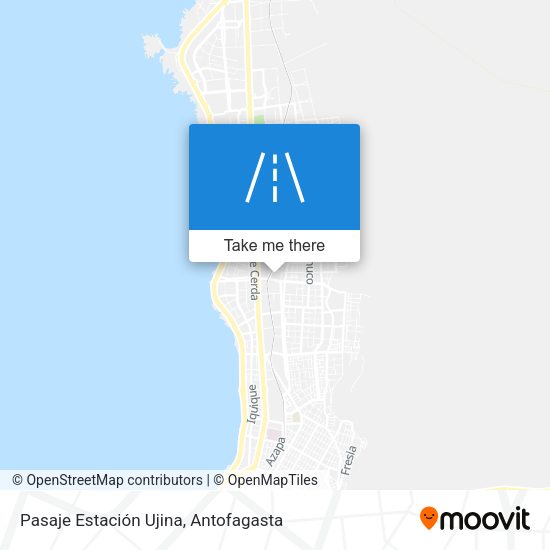 Mapa de Pasaje Estación Ujina