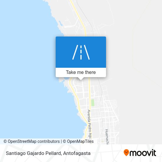 Mapa de Santiago Gajardo Pellard