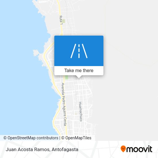 Juan Acosta Ramos map