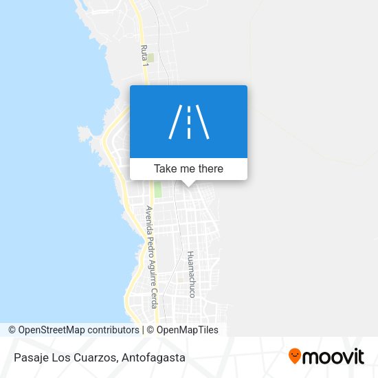 Pasaje Los Cuarzos map