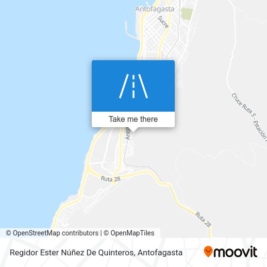 Mapa de Regidor Ester Núñez De Quinteros