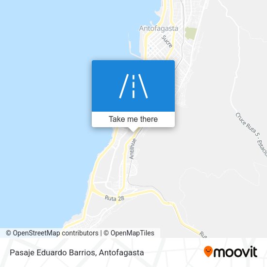 Mapa de Pasaje Eduardo Barrios