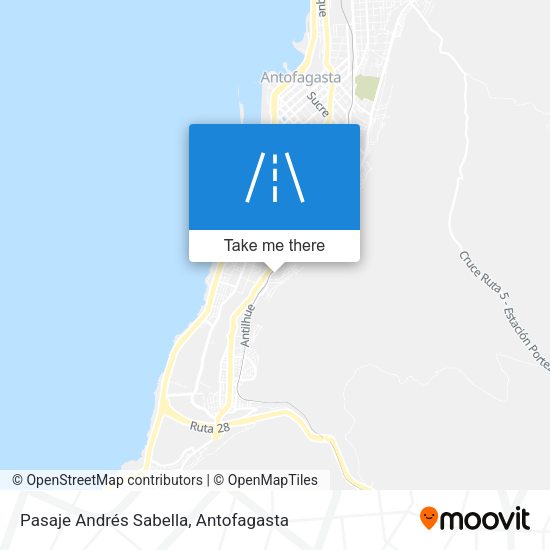 Mapa de Pasaje Andrés Sabella