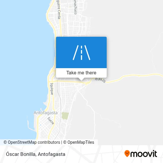 Mapa de Óscar Bonilla