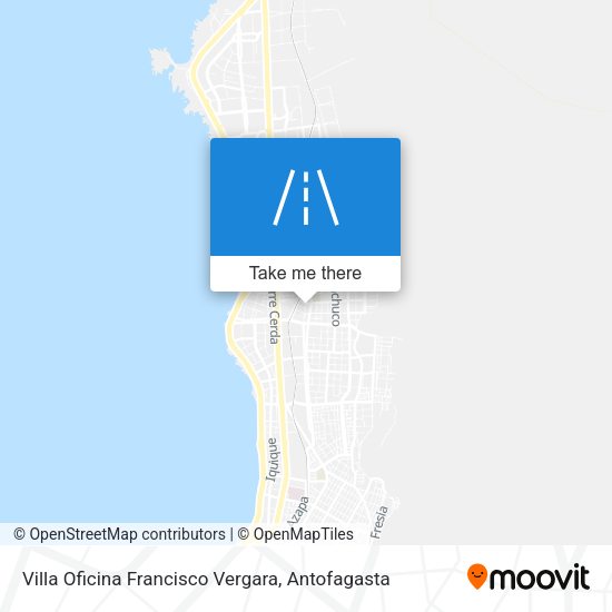 Mapa de Villa Oficina Francisco Vergara