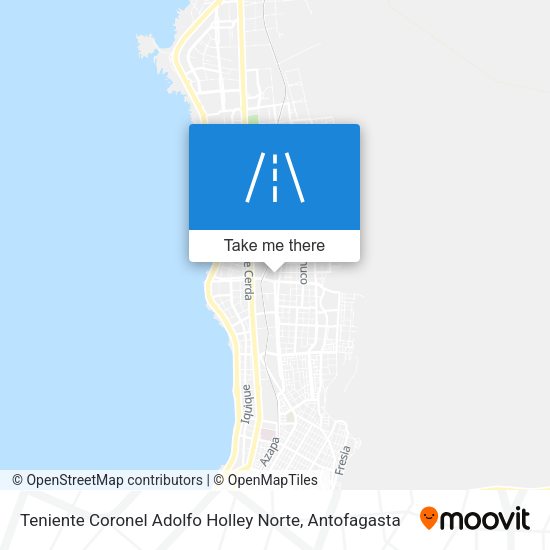 Teniente Coronel Adolfo Holley Norte map