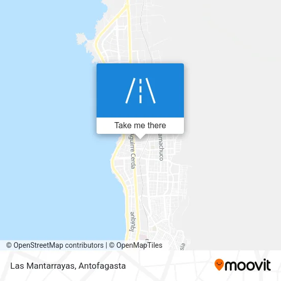 Las Mantarrayas map