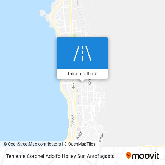 Mapa de Teniente Coronel Adolfo Holley Sur