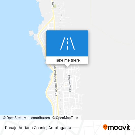 Mapa de Pasaje Adriana Zoanic
