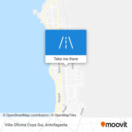 Mapa de Villa Oficina Coya Sur