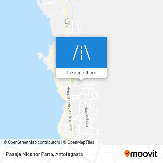 Pasaje Nicanor Parra map