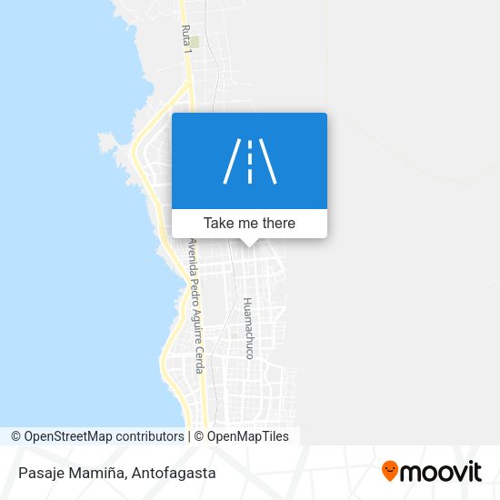 Mapa de Pasaje Mamiña