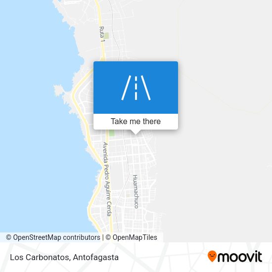 Mapa de Los Carbonatos