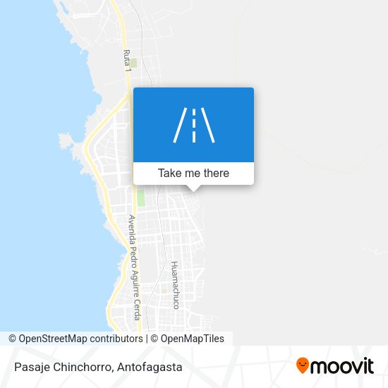 Pasaje Chinchorro map
