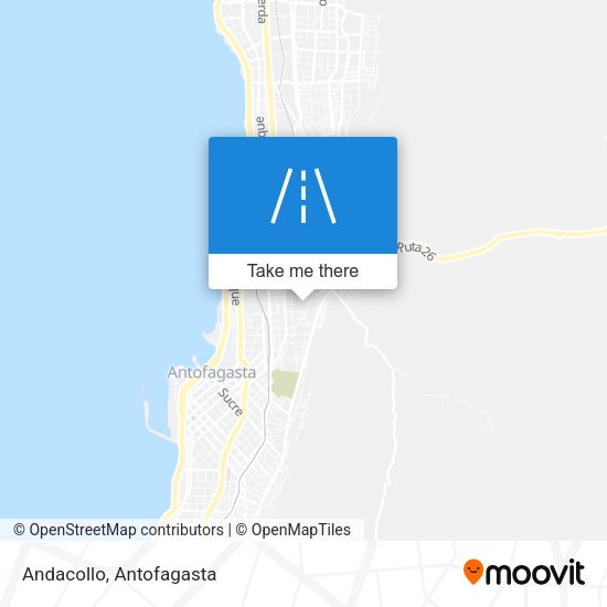 Mapa de Andacollo