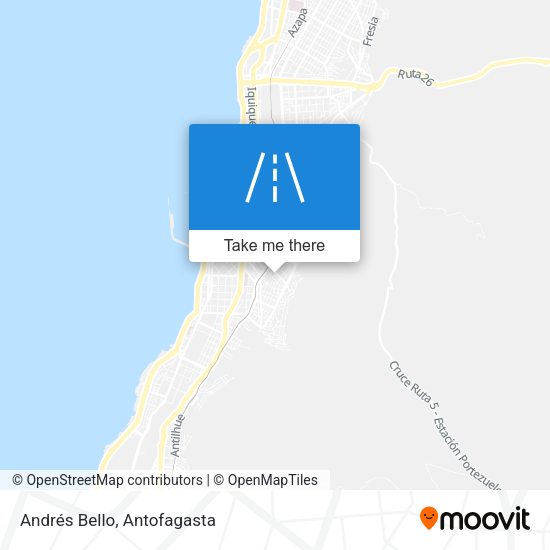Mapa de Andrés Bello