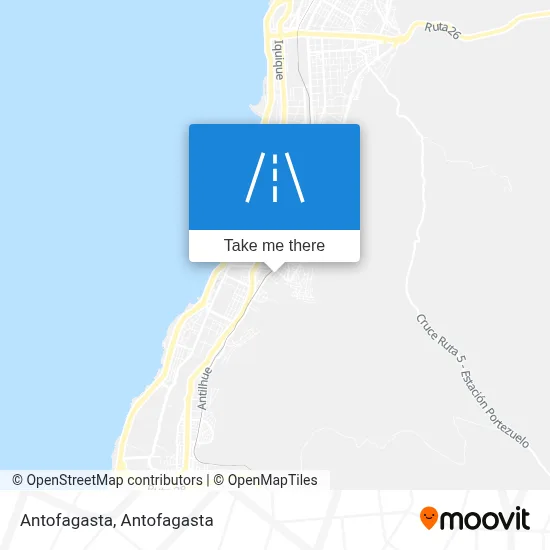 Mapa de Antofagasta