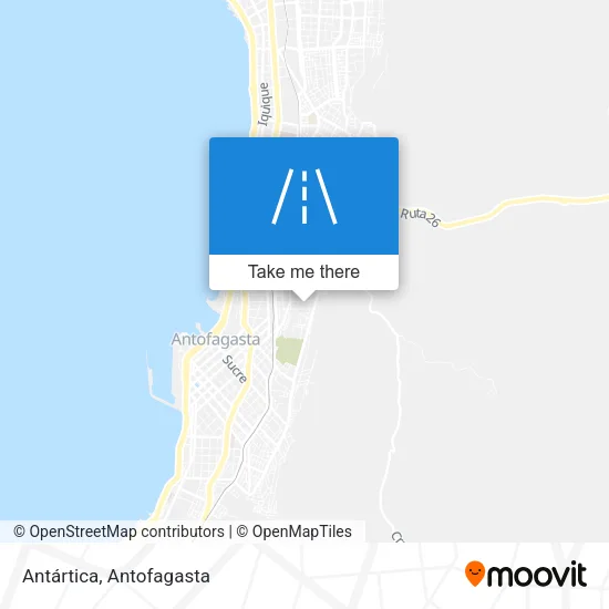 Mapa de Antártica