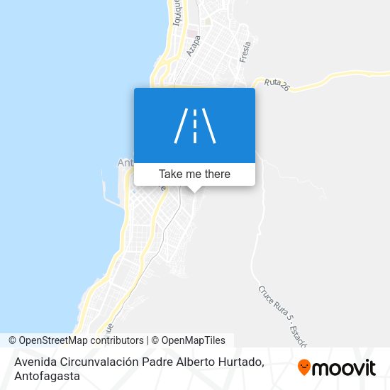 Mapa de Avenida Circunvalación Padre Alberto Hurtado