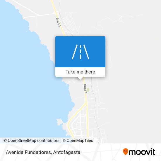 Avenida Fundadores map