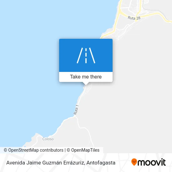 Avenida Jaime Guzmán Errázuriz map