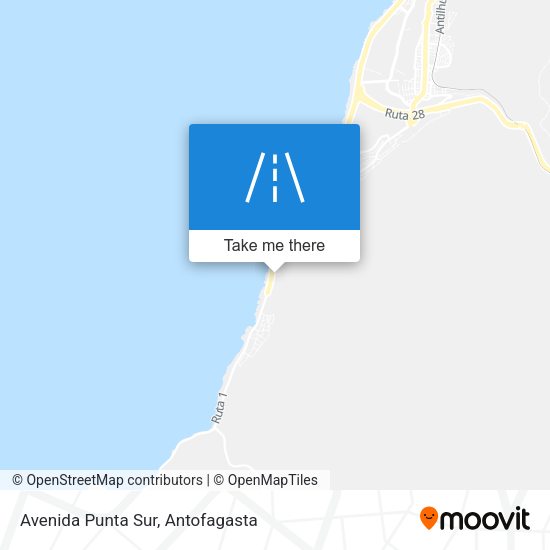 Mapa de Avenida Punta Sur