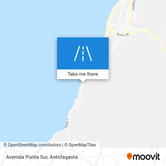 Mapa de Avenida Punta Sur