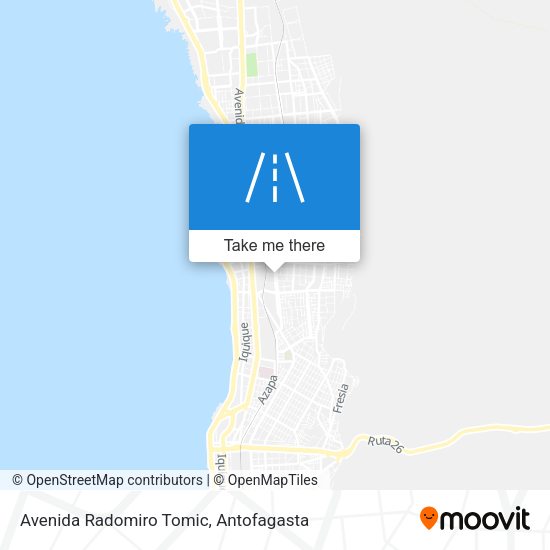 Mapa de Avenida Radomiro Tomic