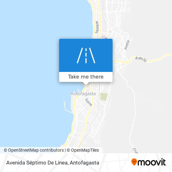 Mapa de Avenida Séptimo De Linea