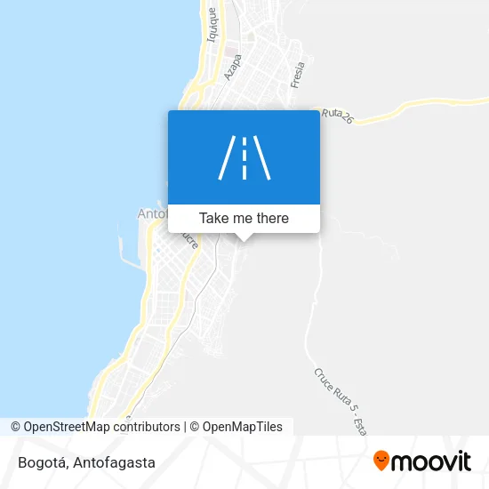 Bogotá map