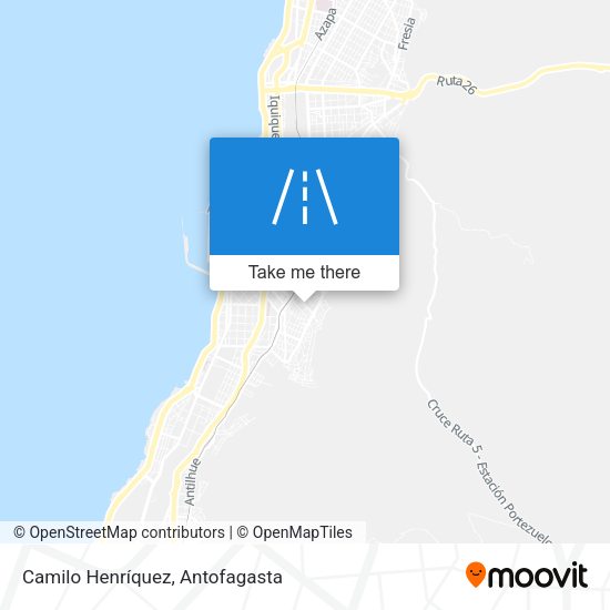 Mapa de Camilo Henríquez