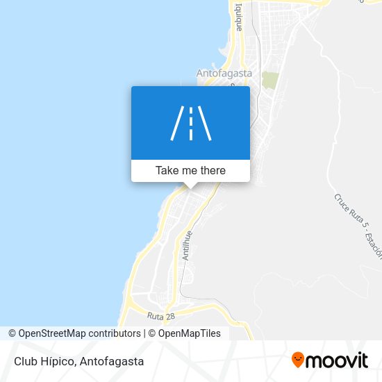 Mapa de Club Hípico