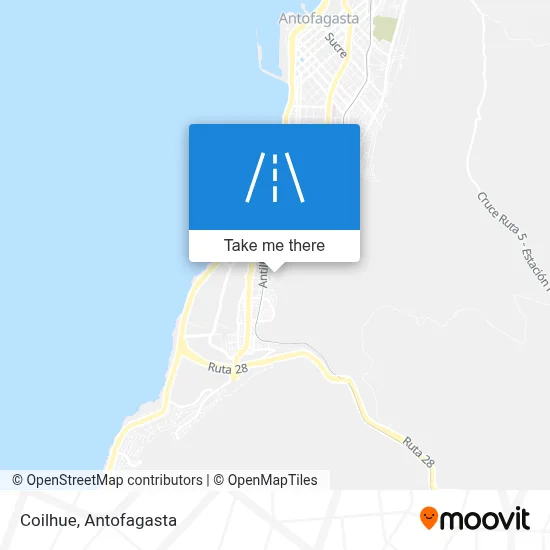 Mapa de Coilhue