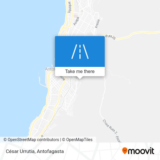 César Urrutia map