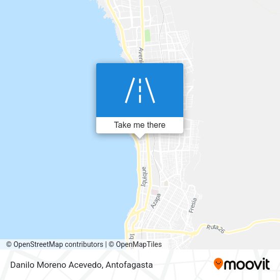 Danilo Moreno Acevedo map
