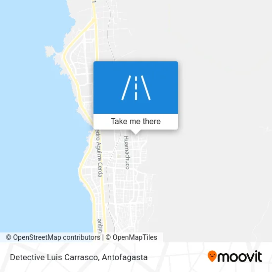 Detective Luis Carrasco map