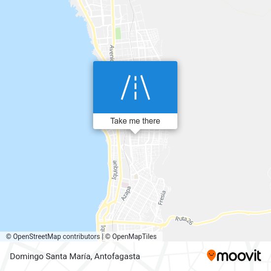 Mapa de Domingo Santa María